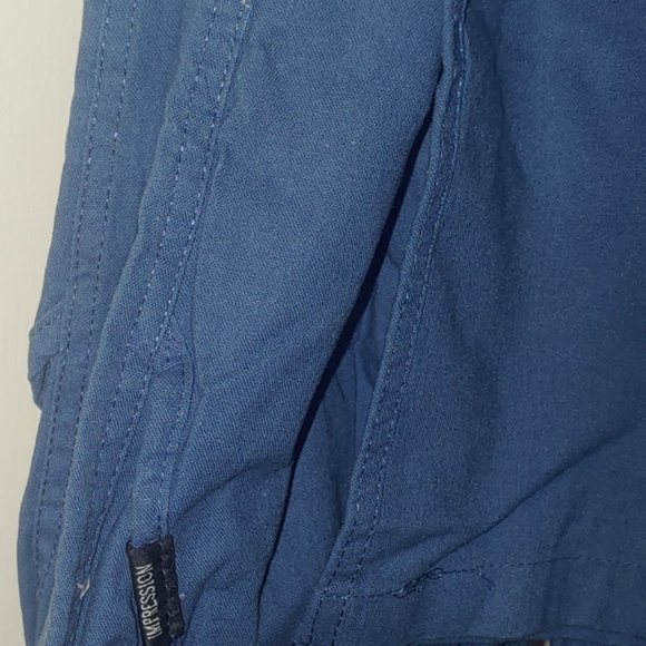 Linen Blend Lightweight Solid Casual Pants Drawstring Rope Pockets Elastic Waist - Picture 12 of 13